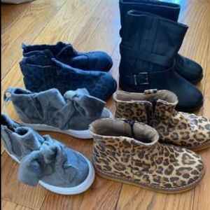 4 pairs gently NEW and gently used shoes/boots